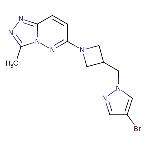 4-bromo-1-[(1-{3-methyl-[1,2,4]triazolo[4,3-b]pyridazin-6-yl}azetidin-3-yl)methyl]-1H-pyrazole