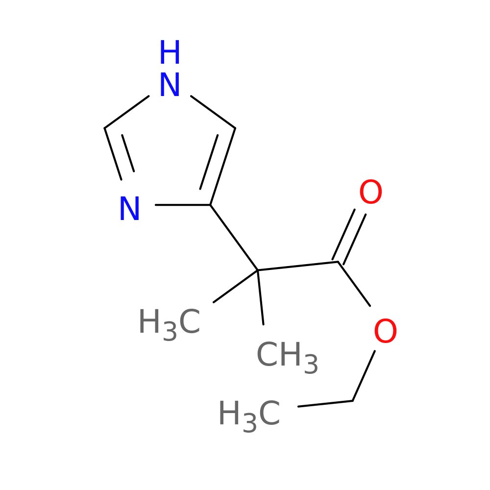 ethyl 2-(1H-imidazol-4-yl)-2-methylpropanoate