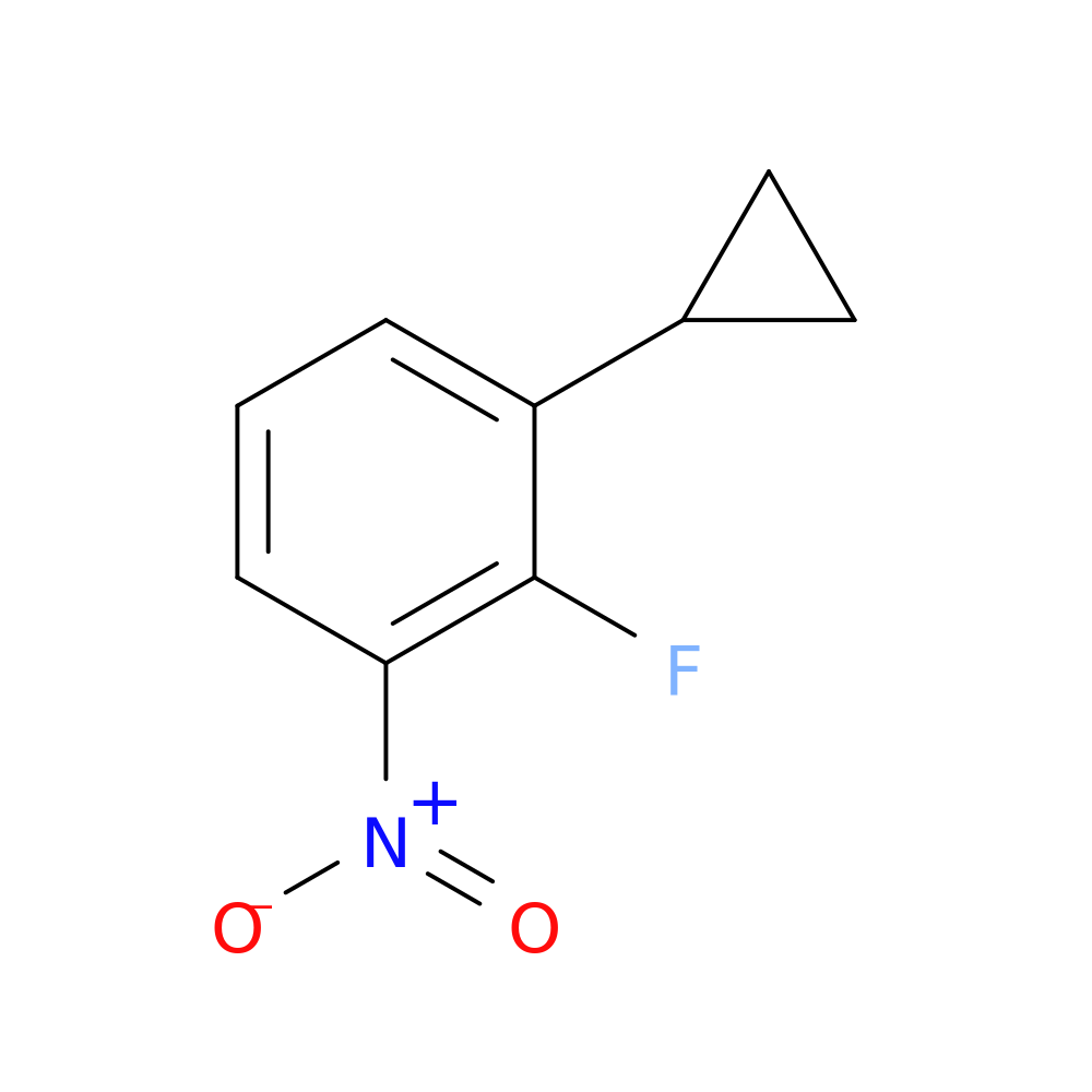 1-Cyclopropyl-2-fluoro-3-nitrobenzene