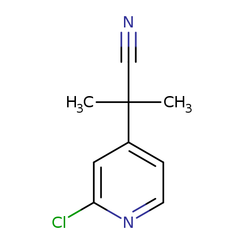 2-(2-chloropyridin-4-yl)-2-methylpropanenitrile
