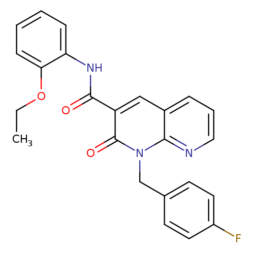 N-(2-ethoxyphenyl)-1-[(4-fluorophenyl)methyl]-2-oxo-1,2-dihydro-1,8-naphthyridine-3-carboxamide