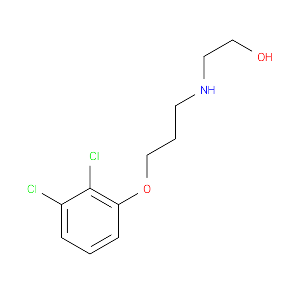 2-((3-(2,3-Dichlorophenoxy)propyl)amino)ethan-1-ol