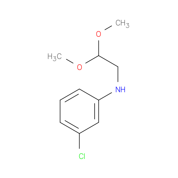 3-chloro-N-(2,2-dimethoxyethyl)aniline