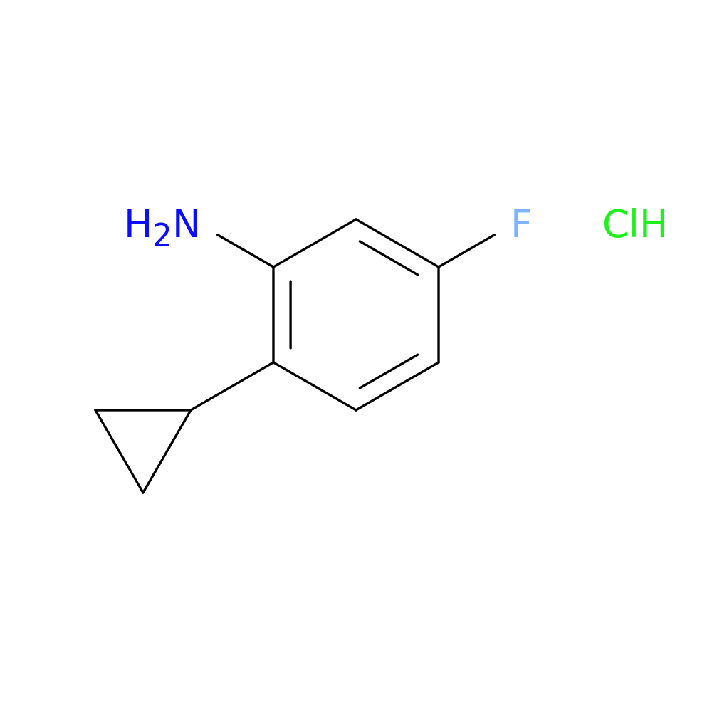 2-cyclopropyl-5-fluoroaniline hydrochloride
