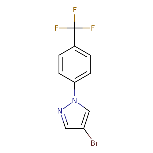 4-Bromo-1-(4-(trifluoromethyl)phenyl)-1H-pyrazole