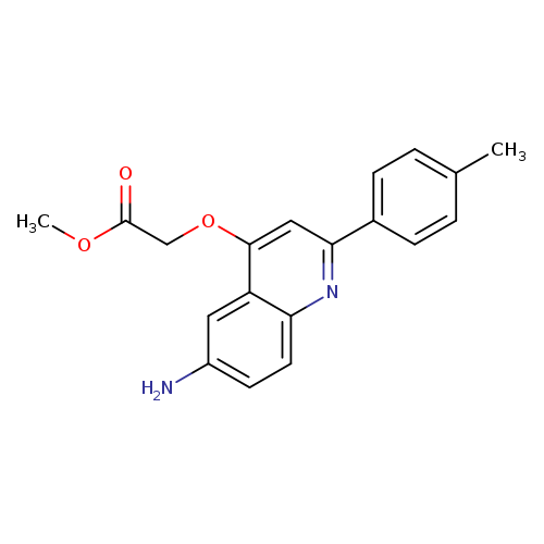 methyl 2-{[6-amino-2-(4-methylphenyl)quinolin-4-yl]oxy}acetate