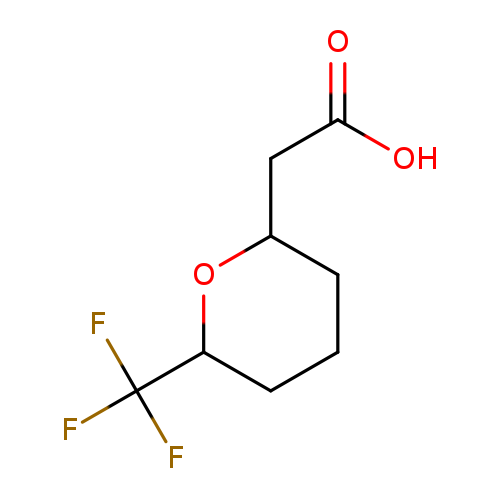 2-[6-(trifluoromethyl)oxan-2-yl]acetic acid