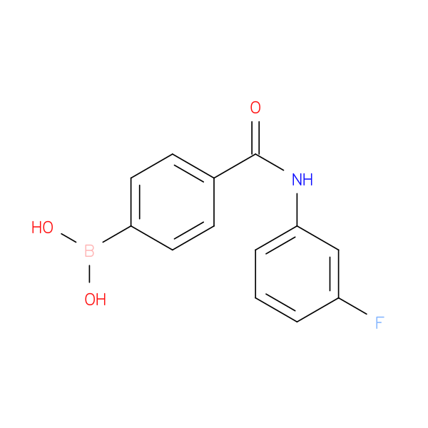 (4-((3-Fluorophenyl)carbamoyl)phenyl)boronic acid