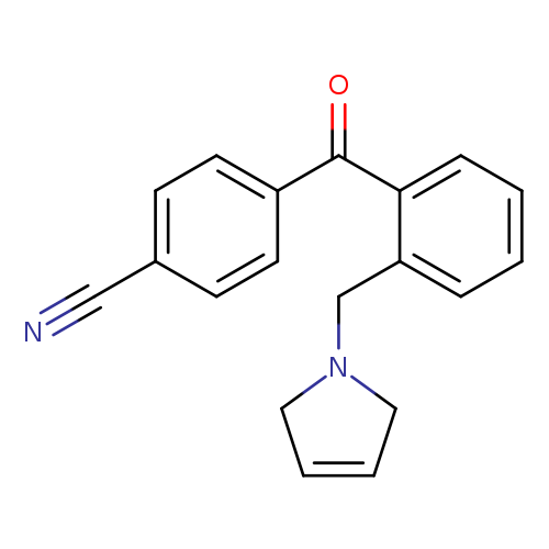 4-(2-((2,5-Dihydro-1H-pyrrol-1-yl)methyl)benzoyl)benzonitrile