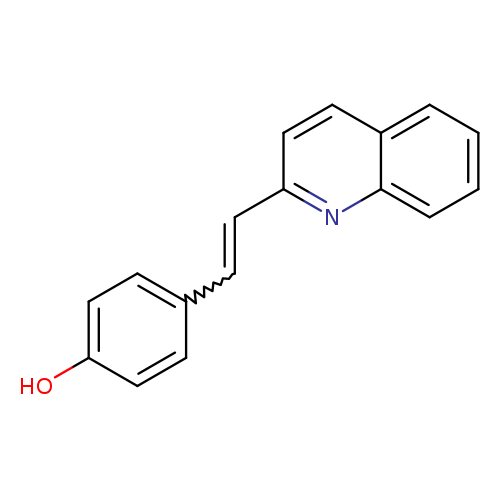 4-[2-(quinolin-2-yl)ethenyl]phenol