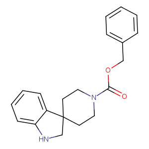 Spiro[3H-indole-3,4'-piperidine]-1'-carboxylic acid, 1,2-dihydro-, phenylmethyl ester