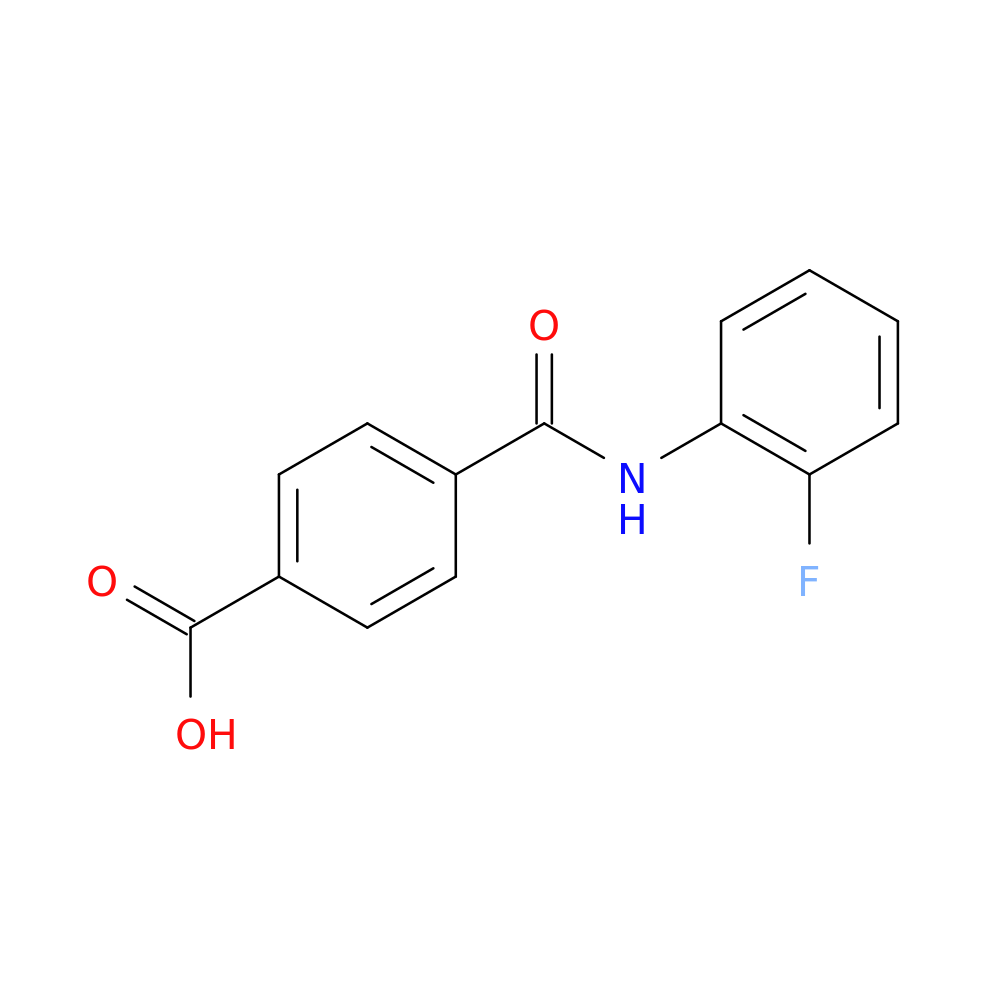 4-[(2-fluorophenyl)carbamoyl]benzoic acid