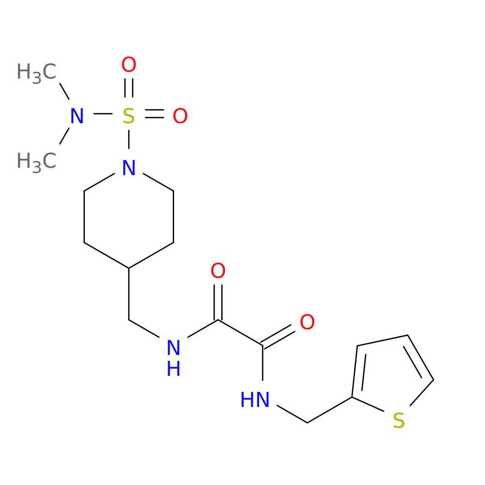 N'-{[1-(dimethylsulfamoyl)piperidin-4-yl]methyl}-N-[(thiophen-2-yl)methyl]ethanediamide