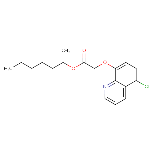 1-Methylhexyl 2-[(5-chloroquinolin-8-yl)oxy]acetate