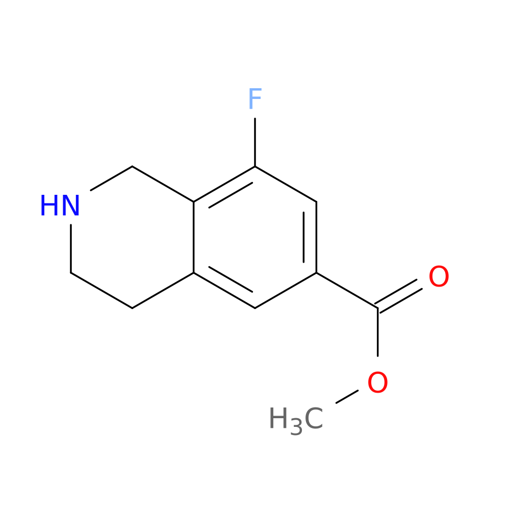 methyl 8-fluoro-1,2,3,4-tetrahydroisoquinoline-6-carboxylate