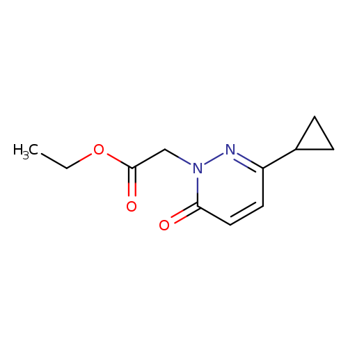 Ethyl 2-(3-cyclopropyl-6-oxopyridazin-1(6h)-yl)acetate