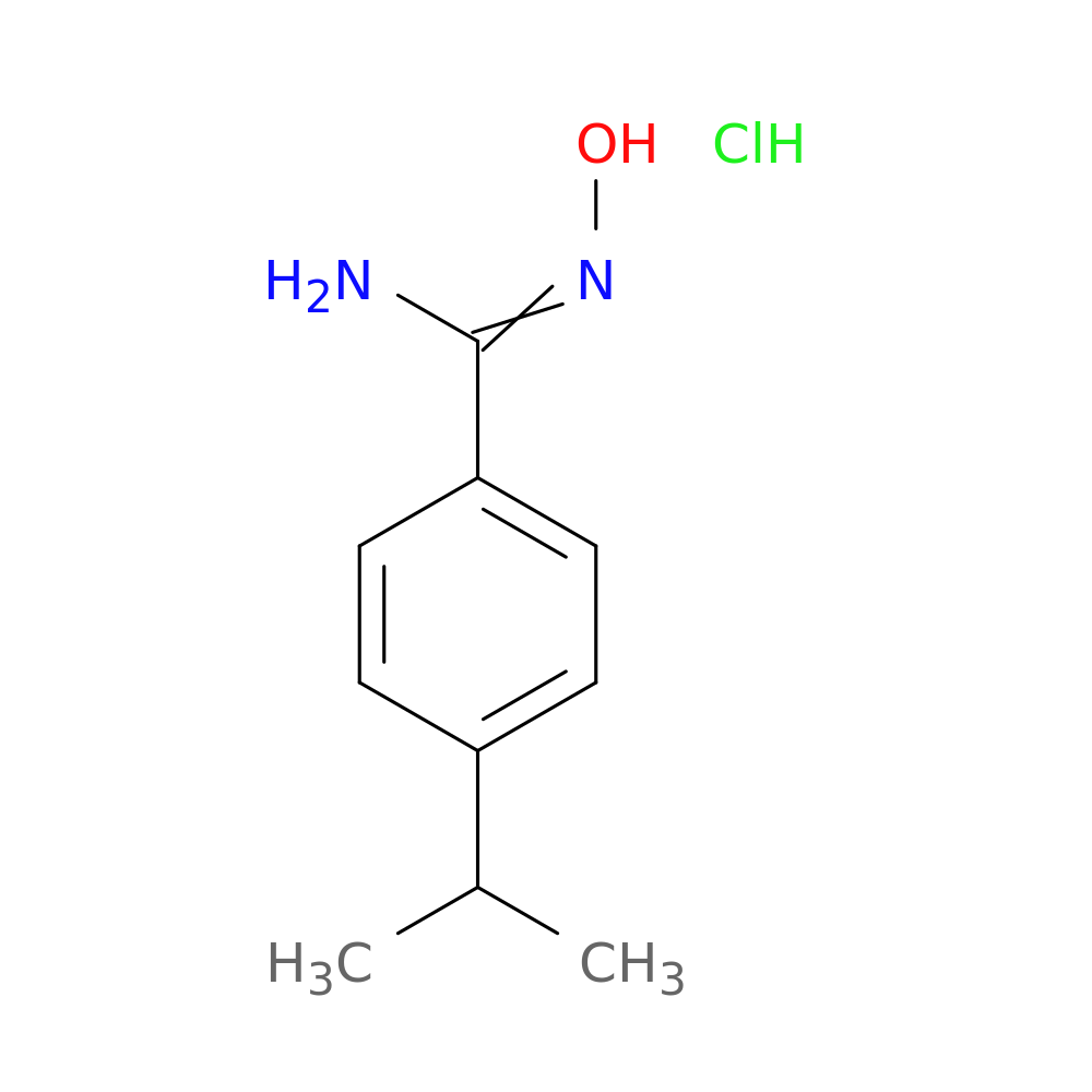 N'-hydroxy-4-(propan-2-yl)benzene-1-carboximidamide hydrochloride