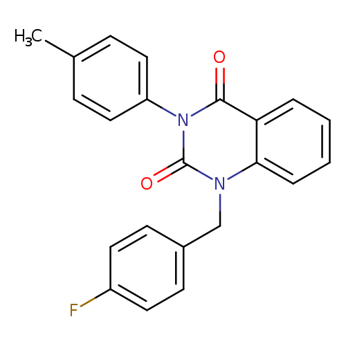 1-[(4-fluorophenyl)methyl]-3-(4-methylphenyl)-1,2,3,4-tetrahydroquinazoline-2,4-dione