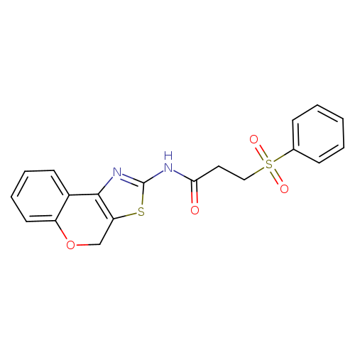 3-(benzenesulfonyl)-N-{4H-chromeno[4,3-d][1,3]thiazol-2-yl}propanamide