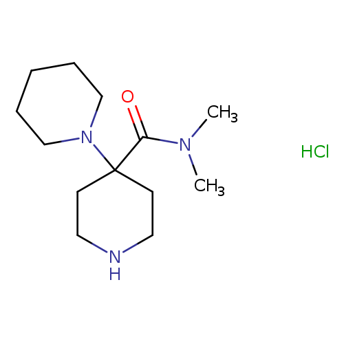 N,N-Dimethyl-[1,4'-bipiperidine]-4'-carboxamide hydrochloride