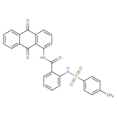 N-(9,10-dioxo-9,10-dihydroanthracen-1-yl)-2-(4-methylbenzenesulfonamido)benzamide