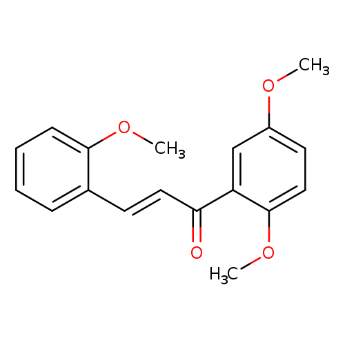 (2E)-1-(2,5-dimethoxyphenyl)-3-(2-methoxyphenyl)prop-2-en-1-one