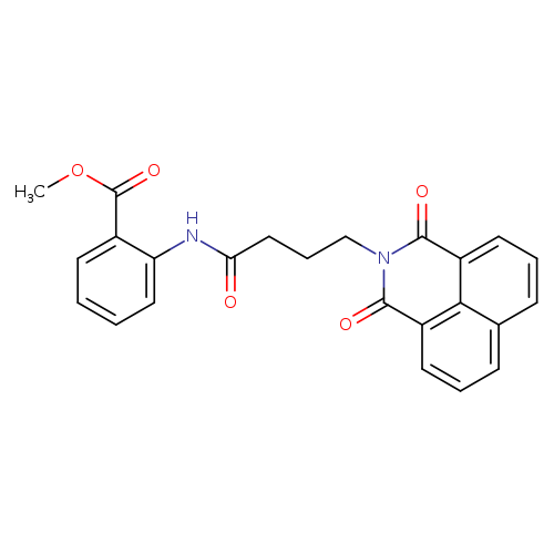 methyl 2-(4-{2,4-dioxo-3-azatricyclo[7.3.1.0^{5,13}]trideca-1(12),5,7,9(13),10-pentaen-3-yl}butanamido)benzoate