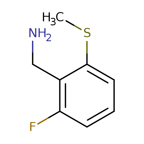 [2-Fluoro-6-(methylsulfanyl)phenyl]methanamine