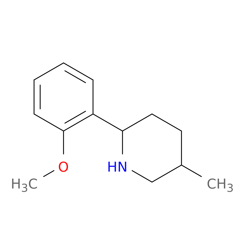 2-(2-methoxyphenyl)-5-methylpiperidine