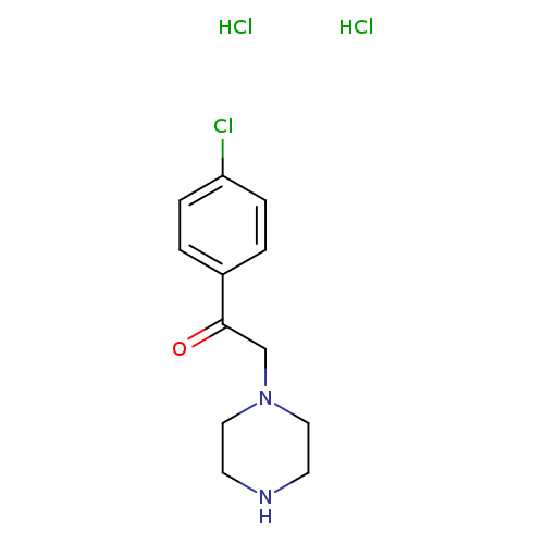 1-(4-chlorophenyl)-2-(piperazin-1-yl)ethan-1-one dihydrochloride
