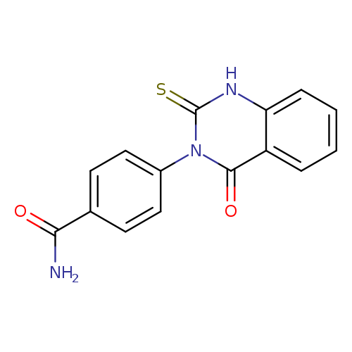 4-(4-oxo-2-sulfanylidene-1,2,3,4-tetrahydroquinazolin-3-yl)benzamide