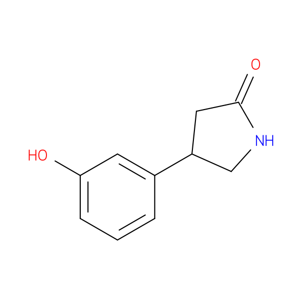 4-(3-hydroxyphenyl)pyrrolidin-2-one