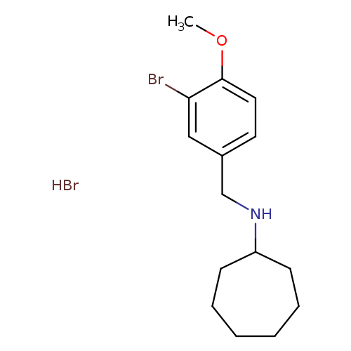 N-(3-bromo-4-methoxybenzyl)cycloheptanamine hydrobromide