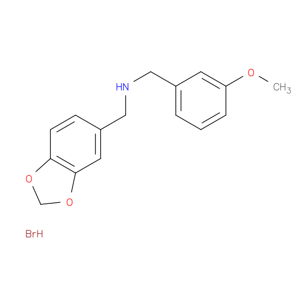 (1,3-Benzodioxol-5-ylmethyl)(3-methoxybenzyl)amine hydrobromide