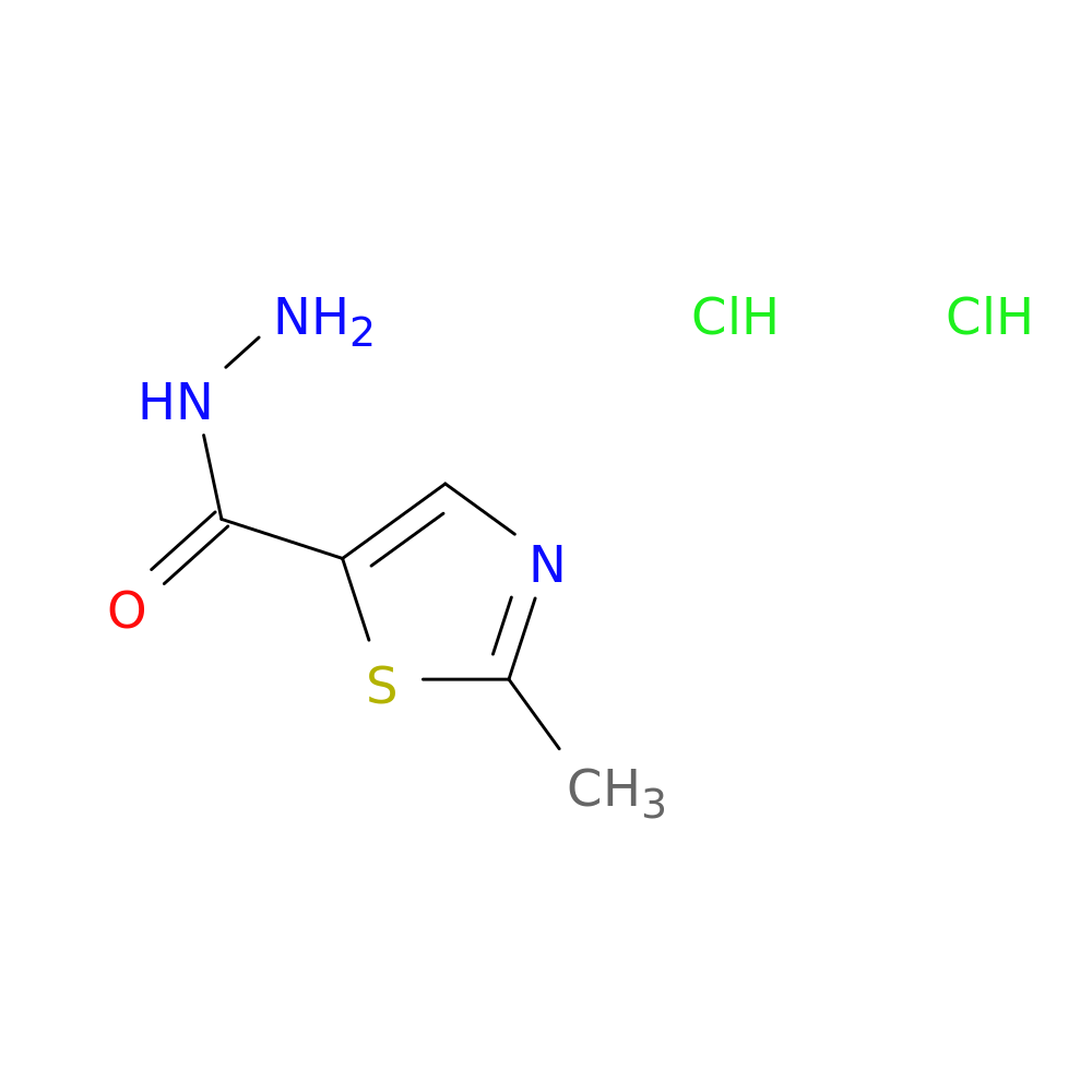 2-methyl-1,3-thiazole-5-carbohydrazide dihydrochloride
