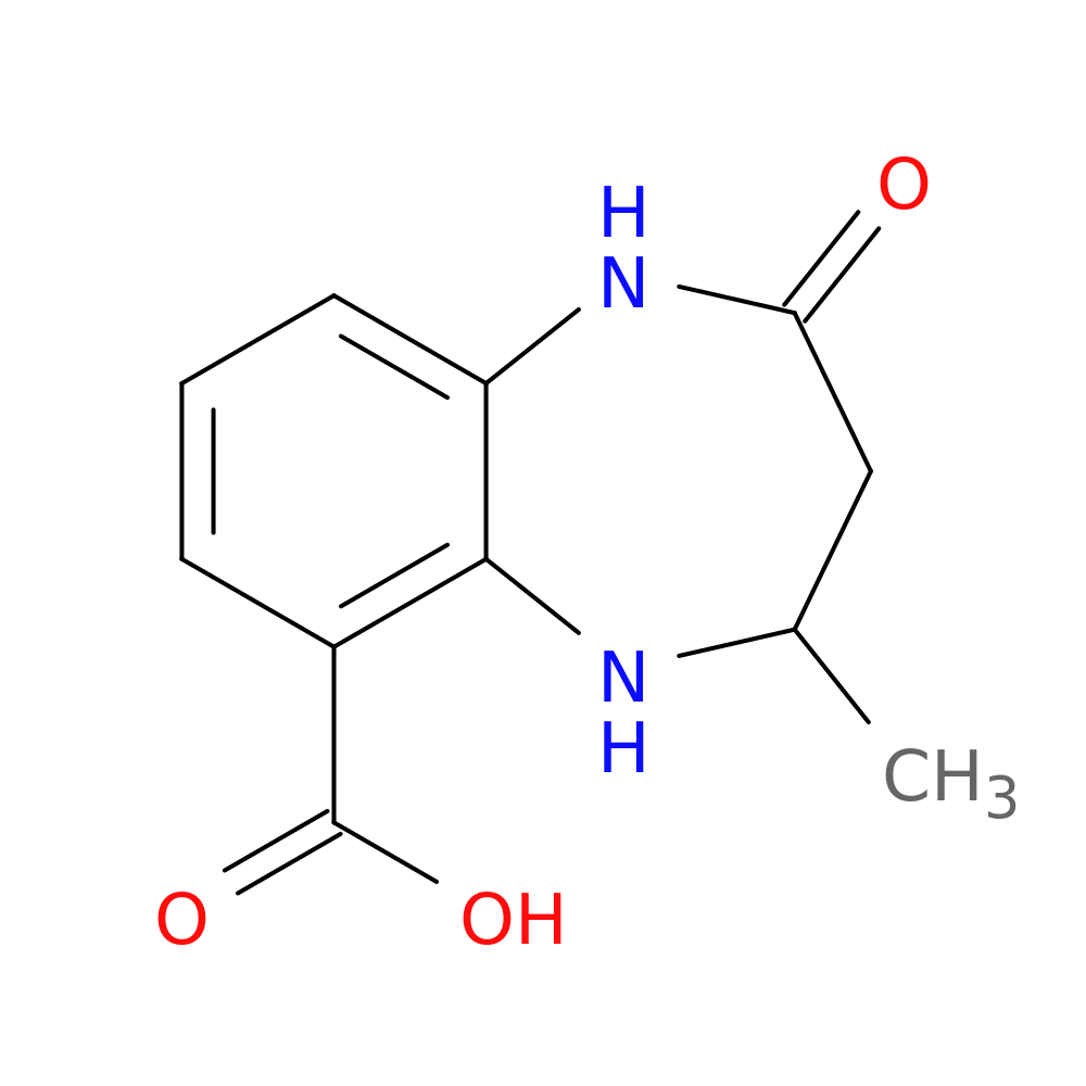 4-methyl-2-oxo-2,3,4,5-tetrahydro-1H-1,5-benzodiazepine-6-carboxylic acid