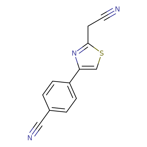 4-[2-(cyanomethyl)-1,3-thiazol-4-yl]benzonitrile
