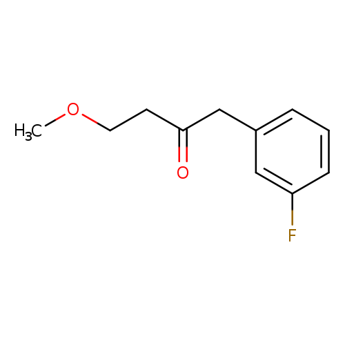 1-(3-fluorophenyl)-4-methoxybutan-2-one