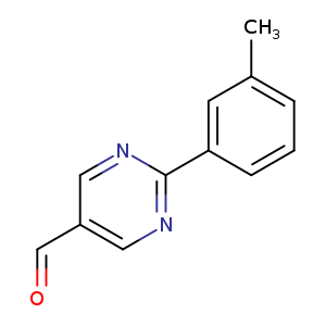 2-(3-Methylphenyl)pyrimidine-5-carbaldehyde