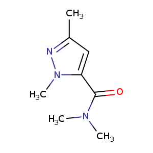 1H-Pyrazole-5-carboxamide, N,N,1,3-tetramethyl-