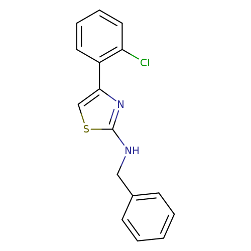 N-benzyl-4-(2-chlorophenyl)-1,3-thiazol-2-amine