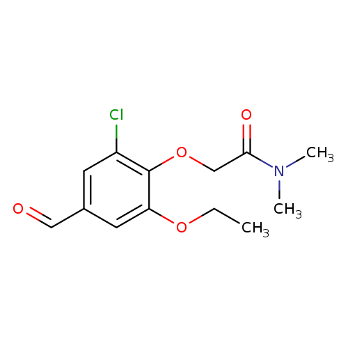 2-(2-chloro-6-ethoxy-4-formylphenoxy)-N,N-dimethylacetamide