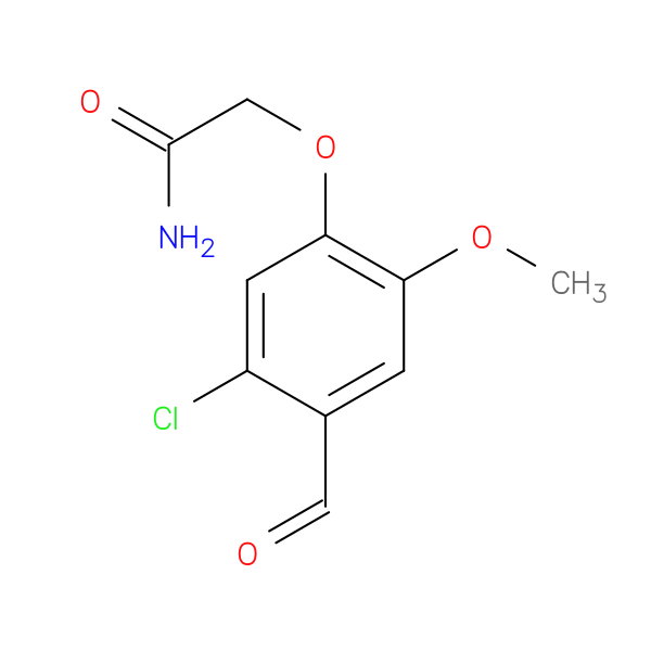 2-(5-chloro-4-formyl-2-methoxyphenoxy)acetamide