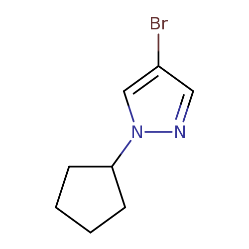 1H-Pyrazole, 4-bromo-1-cyclopentyl-