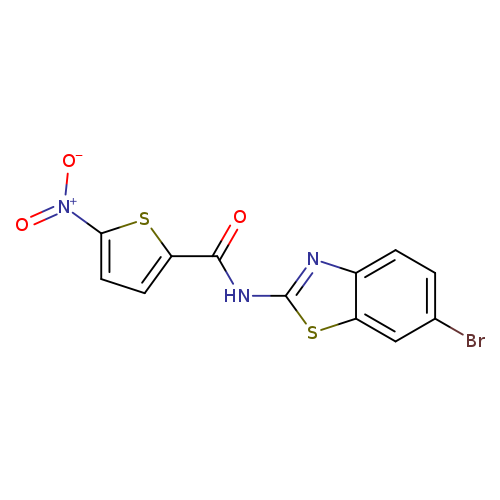 N-(6-bromo-1,3-benzothiazol-2-yl)-5-nitrothiophene-2-carboxamide
