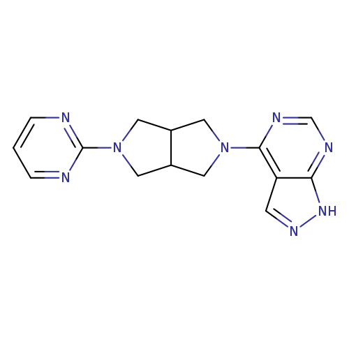 2-(5-{1H-pyrazolo[3,4-d]pyrimidin-4-yl}-octahydropyrrolo[3,4-c]pyrrol-2-yl)pyrimidine