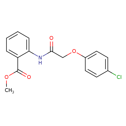 methyl 2-{[(4-chlorophenoxy)acetyl]amino}benzoate