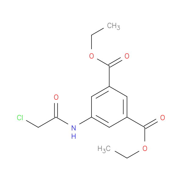 1,3-diethyl 5-(2-chloroacetamido)benzene-1,3-dicarboxylate