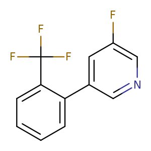 3-Fluoro-5-[2-(trifluoromethyl)phenyl]pyridine