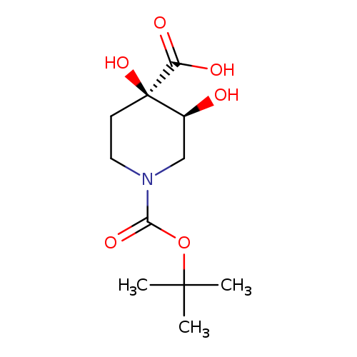 rac-(3R,4S)-1-[(tert-butoxy)carbonyl]-3,4-dihydroxypiperidine-4-carboxylicacid,trans